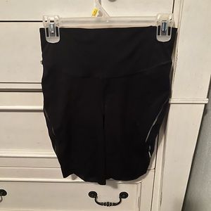 Black Lululemon running shorts